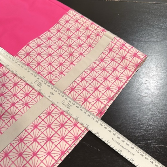 Halogen Pink Gray Starburst Color Block Legally Blonde Pencil Skirt Womens 8 - Picture 13 of 14